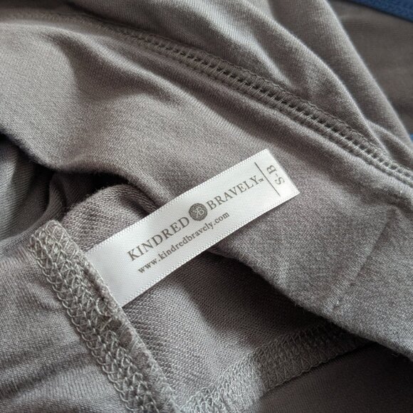 Kindred Bravely Nursing Sleep Bra Racerback Small Busty Gray Blue Like New - Picture 6 of 6